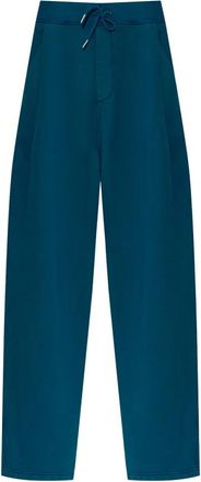 Dsquared2 Rechte broek sweatpants - Dames - Sweatpants - Blauw - 2XS - Katoen - Broeken