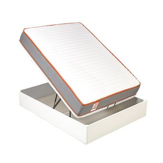 What The Sleep Colch&oacute;n y Canap&eacute;, Muelles ensacados, Blanco, 90x190