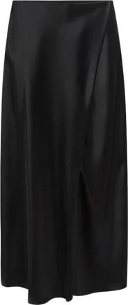 Khaite Dames, Rokken, Zwart, Maat: XS Satijn
