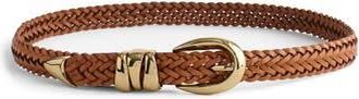 Madewell Woven Leather Triple Keeper Belt in Light Caramel at Nordstrom Rack, Size X-Large/xx-Large