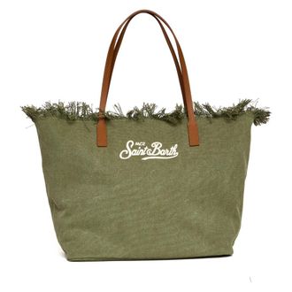MC2 Saint Barth Tote Bags, female, Green, Size: ONE SIZE City Regular Bag