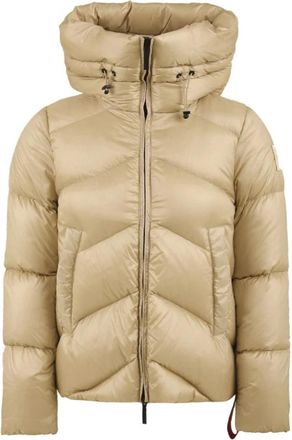 Afterlabel Helsinki Jacket - Dames - Gewatteerde jassen - Beige - S - Nylon - Jassen