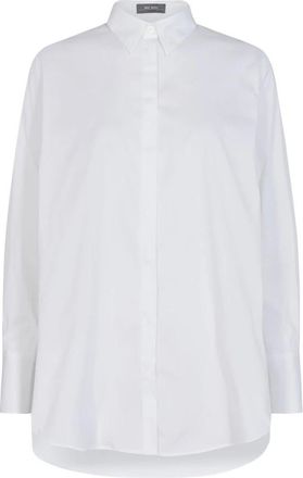 Mos Mosh Klassieke Witte Enola Shirt - Dames - Overhemden - Wit - M - Katoen - Overhemden