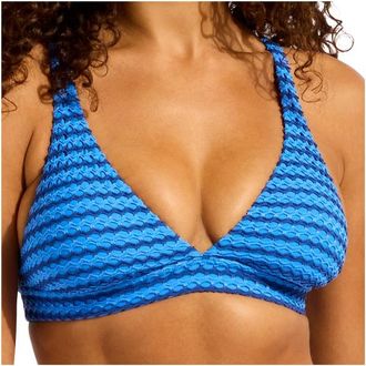 Seafolly Multi Fit Longline Tri Bikini-Top f&uuml;r Damen | orange