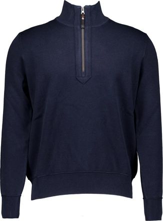 Parajumpers Basic Scoe Half-zip Sweater - Heren - Vesten met rits - Blauw - S - Katoen - Hoodies & sweatvesten