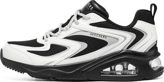 Skechers (WMNS) Skechers Tres-Air Street Fl-Air - Black White 177424-BKW