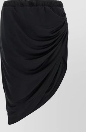 Courr&egrave;ges twist sport asymmetric mini skirt