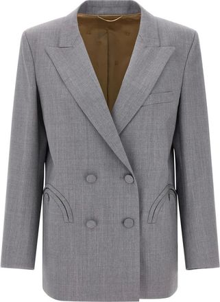 Blaz&eacute; Milano Jassen, Dames, Grijs, M, Wol, Arizona Everynight Blazer