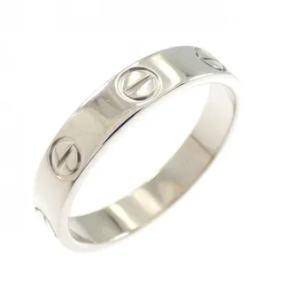 Cartier White Gold White Gold (18K) Band Ring (Pre-Owned)