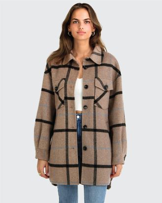 Belle & Bloom Rivers Edge Plaid Shacket