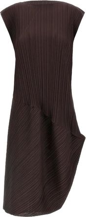 Issey Miyake Kleedjes, Dames, Bruin, L, Kleedjes