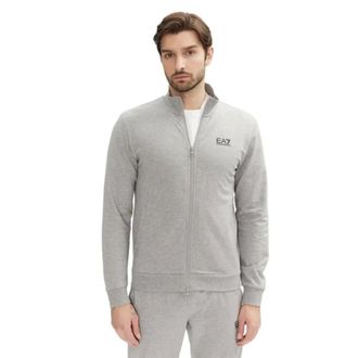 Emporio Armani Emporio Armani Ea7, Heren, Sweatshirts & Hoodies, Grijs, Maat: XL Katoen