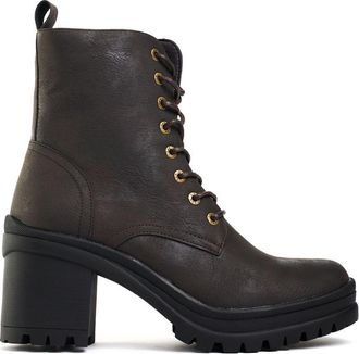 V.Gan Womens Vegan Guava Lace Up Boots - Brown - Size UK 7