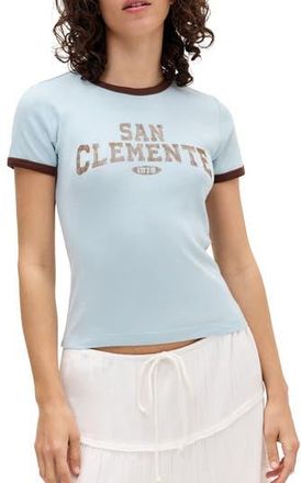BDG San Clemente Ringer T-Shirt in Blue at Nordstrom Rack, Size Medium