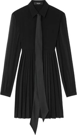 Versace Geplooide mini-jurk - Zwart