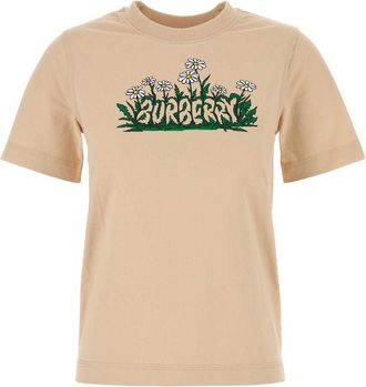 Burberry Skin Pink Cotton T Shirt