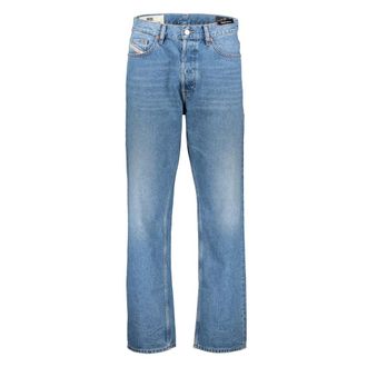 Diesel Straight Jeans, male, Blue, Size: W32 Light Denim Jeans