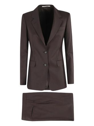 Tagliatore button suit - Brown