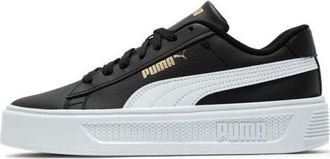 Puma (WMNS) PUMA Smash Platform v3 Sneakers Black White 390758-02
