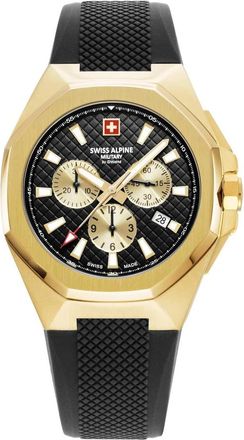 Swiss Alpine Military Watches - Heren - Horloges - Geel - ONE Size - Accessoires
