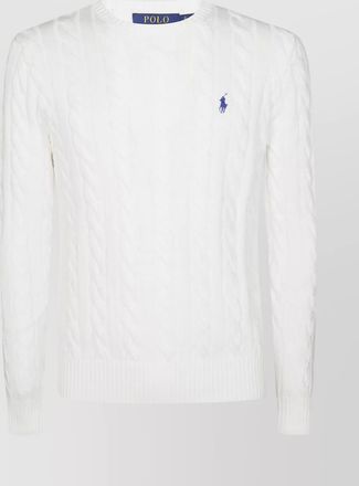 Polo Ralph Lauren cable knit sweater with ribbed finish