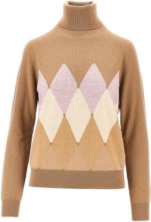 Ballantyne Lozenge cashmere turtleneck sweater Woman 40