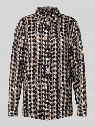 OPUS Regular Fit Bluse mit Umlegekragen Modell Fosmo in Beige, Gr&ouml;&szlig;e 34