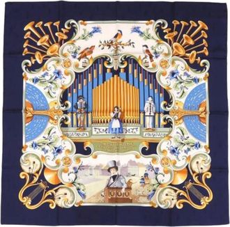 Herm&egrave;s Pre-owned Foulard in Seta Vintage - - Pre-owned - Donna - Multicolore - ONE SIZE