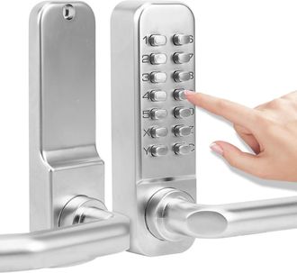 OEM Cerradura Digital Mec&aacute;nica De Combinaci&oacute;n, Cerradura Inteligente Antirrobo Sin Llave, Cerradura De Seguridad Para El Hogar, Sistemas De Seguridad Para