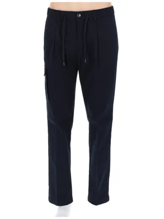 Herno Straight-Leg Tailored Pants with Cargo Pocket
