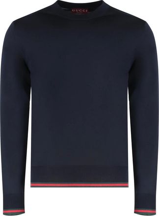 Gucci Hombre, Jerseys, Azul, Talla: M