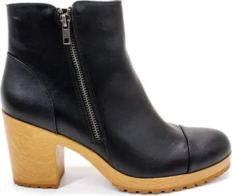 Sun + Stone Womens Rowaan Platform Bootie In Black