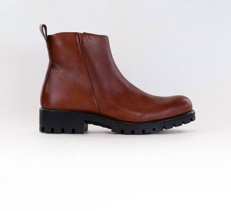 Ecco Womens Modtray Ankle Boot In Cognac