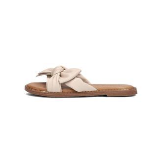 Tango Schoenen, Dames, Beige, 38 EU, Leer, Elegante Leren Slipper Audrey 1