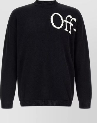 Off-white cotton jumper