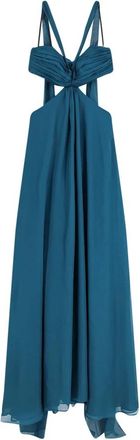 Retrof&ecirc;te Meira Chiffon Jurk - Dames - Maxi kleedjes - Groen - L - Chiffon - Kleedjes