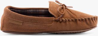 Hush Puppies Mens Hush Puppies CLYDE Mens Slippers Tan - Brown - Size: 11