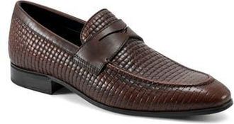 Rockport Cory Embossed Penny Loafer in Dark Brown at Nordstrom Rack, Size 11.5