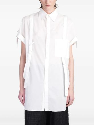 Yohji Yamamoto Camicia in cotone - Bianco
