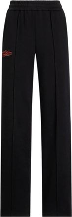 Dolce & Gabbana Casual Slim Fit Broek - Dames - Straight fit broeken - Zwart - 2XL - Broeken