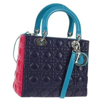 Dior Pre-owned Vintage Handtas - Dames - Pre-owned - Veelkleurig - Maat: ONE Size Leer