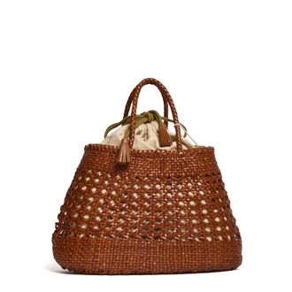Dragon Diffusion Santa Cano Cotton Cannage Woven Tote Bag