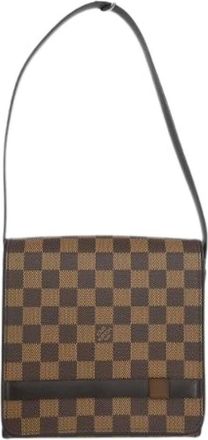 Louis Vuitton Pre-owned Cross Body Bags, female, Brown, Size: ONE SIZE Pre-owned Canvas Cross Body Bag
