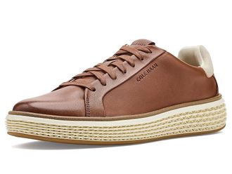 Cole Haan Grandpro Court Skyweave Sneakers Mens Shoes Brit Tan/Dark Chocolate/Natural : 8 D - Medium, Leather