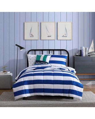 Nautica Huck Stripe Comforter Set