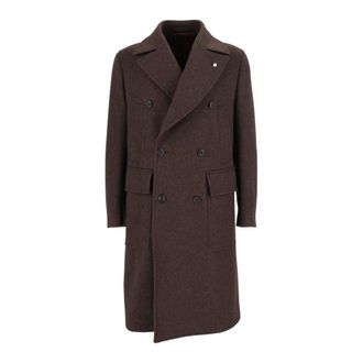 Lubiam Giacca Drop S - - Coats - Uomo - Marrone - 2XL
