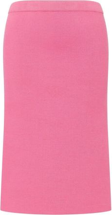 Philosophy di Lorenzo Serafini knitted pencil skirt - women - Polyester - 38 - Pink