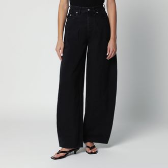 Jacquemus High-waisted black denim jeans