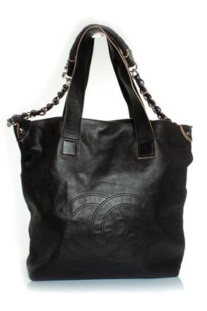 Chanel Chanel, Deca coco 2way schoudertas in zwart leer