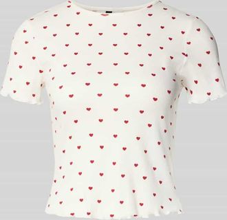 Vero Moda Regular Fit T-Shirt aus Baumwoll-Mix Modell HARRY in Weiss, Größe XL